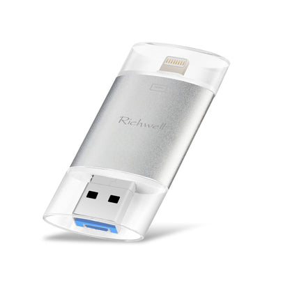 Richwell 3 in 1 128G Type-C + 8 Pin + USB 3.0 Flash Disk