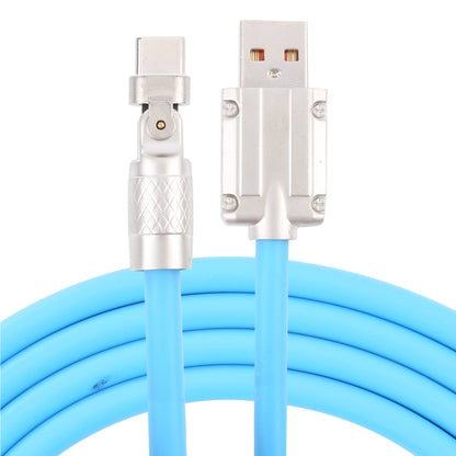 Mech Series 6A 120W USB to Type-C 180-degree Metal Plug Fast Charging Cable, Length: 1.2m��������...