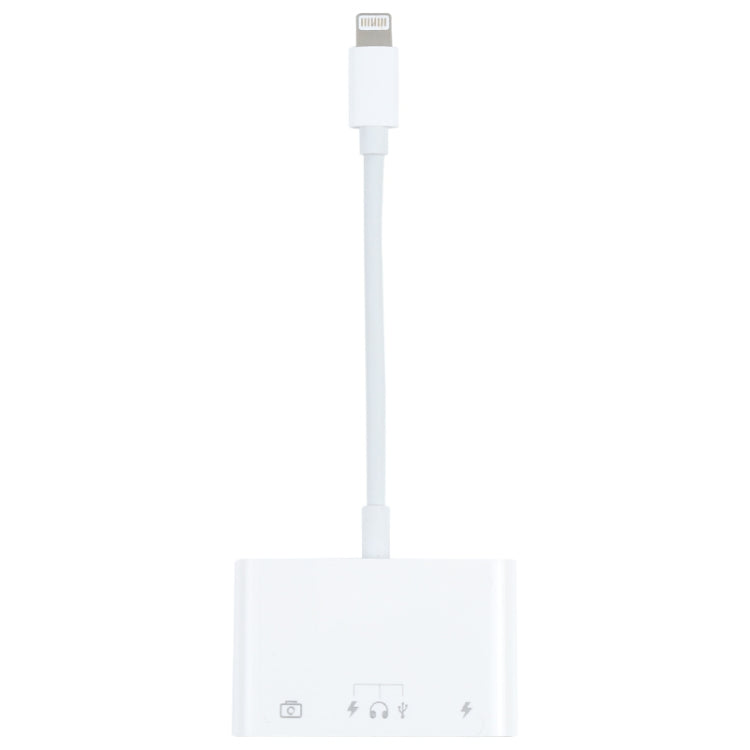 S-221 3 in 1 8 Pin Male to 8 Pin Power + USB-C / Type-C + USB Camera Female Adapter