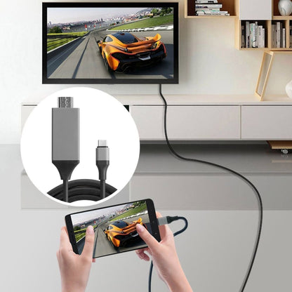 USB-C / Type-C 3.1 to HDMI Converter Adapter Cable, Length: 2m