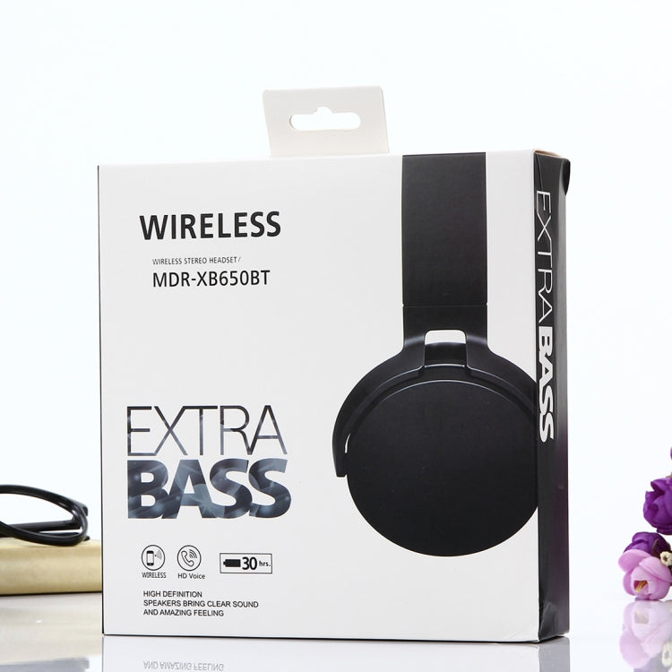 MDR-XB650BT Headband Folding Wireless Bluetooth Headphone