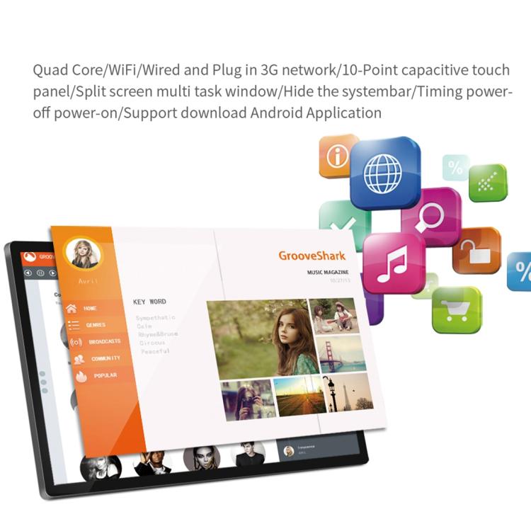 HSD3201 32 inch LCD Display Digital Photo Frame, 4GB+32GB, RK3576S Octa Core, Android 14���������...