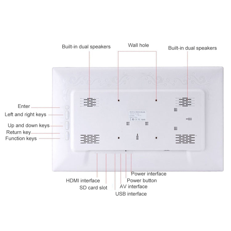 18.5 inch Wall Hanging Advertising Machine