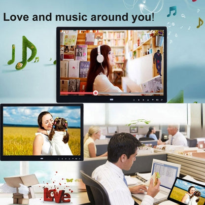 13.0 inch LED Display Digital Photo Frame with Holder / Remote Control, Allwinner, Support USB / ...