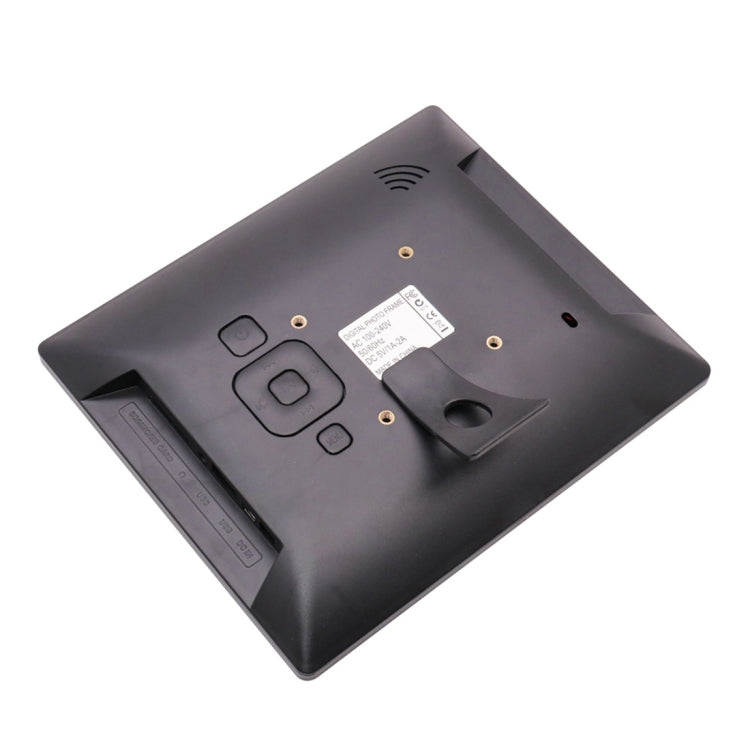 AC 100-240V 8 inch TFT Screen Digital Photo Frame with Holder & Remote Control, Support USB / SD ...