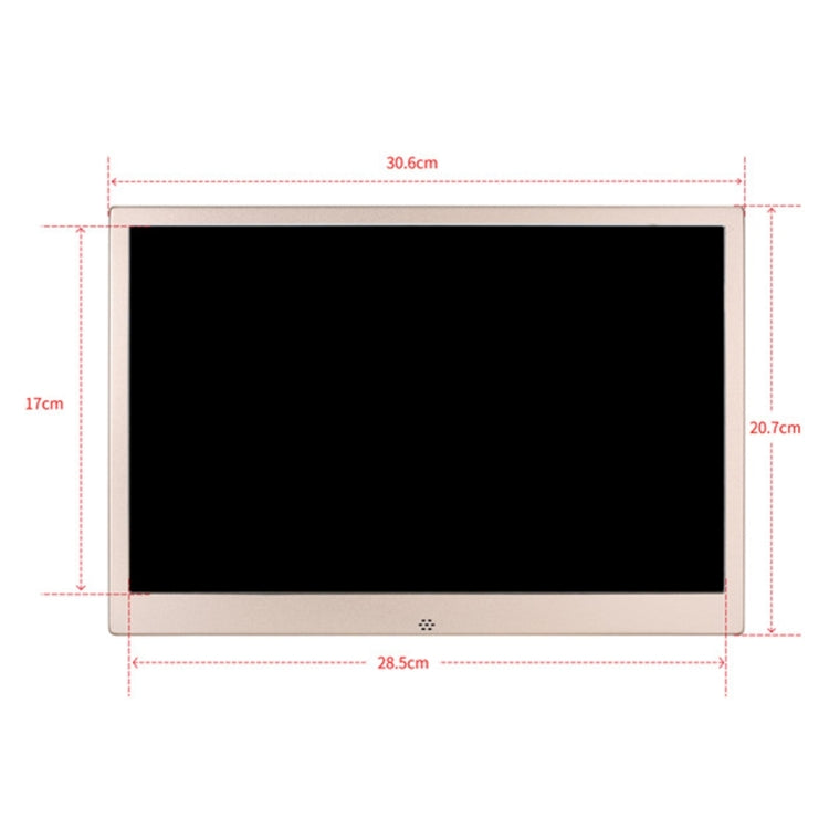 HSD1303 13.3 inch LED 1280x800 High Resolution Display Digital Photo Frame with Holder and Remote...