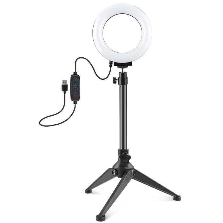 PULUZ 4.7 inch 12cm USB 3 Modes Lights+Desktop Tripod Holder