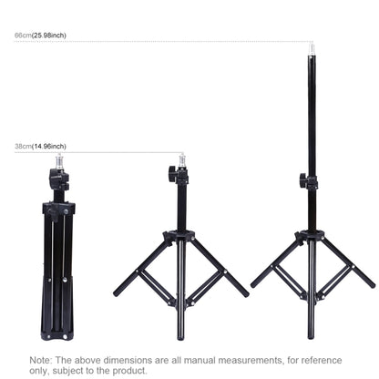 70cm Tripod Mount +Dual Phone Bracket + 6.2 inch Ring Light