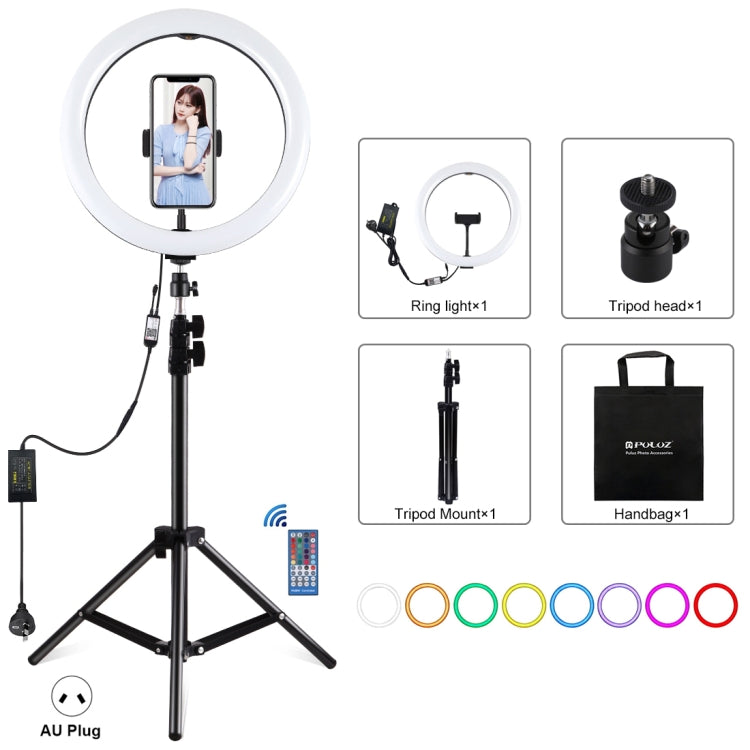 PULUZ  30cm 11.8 inch RGB Light 1.1m Tripod Mount