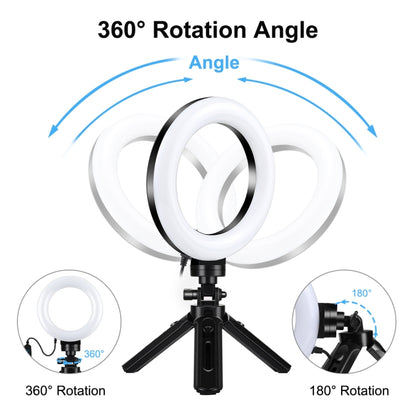 PULUZ 4.7 inch 12cm USB 3 Modes Dimmable LED Ring Vlogging Photography Video Lights + Pocket Trip...