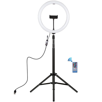 PULUZ 11.8 inch 30cm RGBW Light + 1.65m Mount Curved Surface RGBW Dimmable LED Ring Selfie Vloggi...