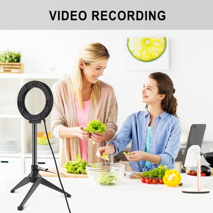 PULUZ 4.7 inch 12cm Ring Light + Desktop Tripod