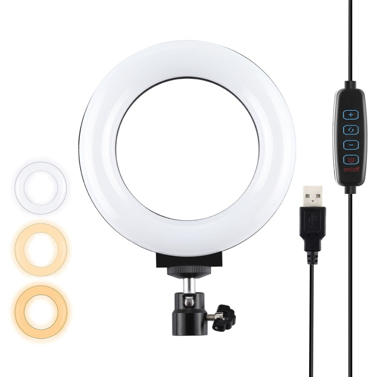 PULUZ 4.7 inch 12cm USB 3 Modes Dimmable LED Ring Selfie Beauty Vlogging Photography Video Lights...