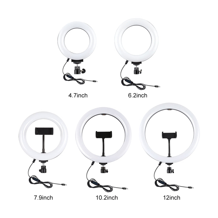 PULUZ 10.2 inch 26cm USB 3 Modes Dimmable LED Ring Vlogging Selfie Beauty Photography Video Light...
