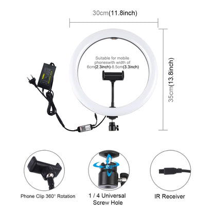 11.8 inch 30cm RGB Dimmable LED Ring Light