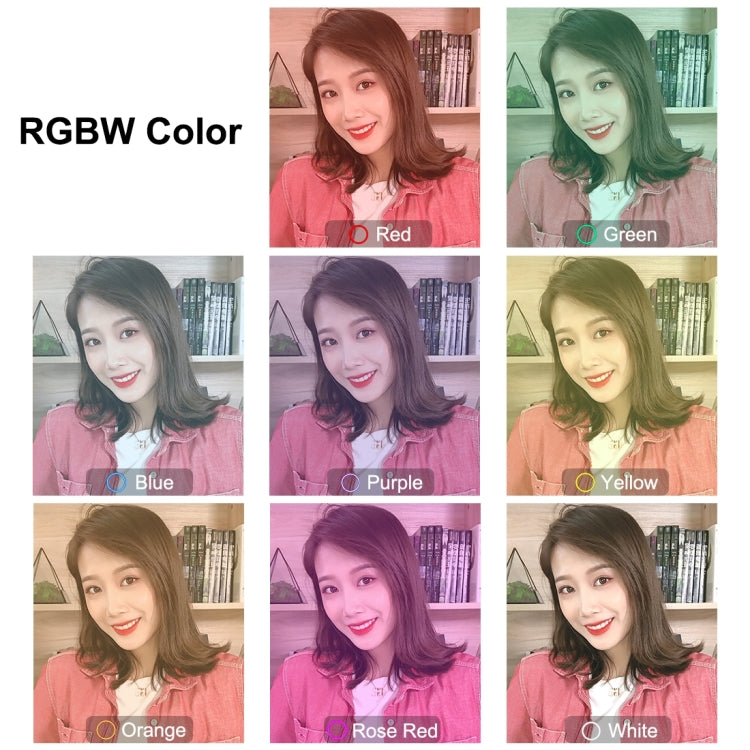 10.2 inch 26cm RGBW Dimmable LED Ring Light