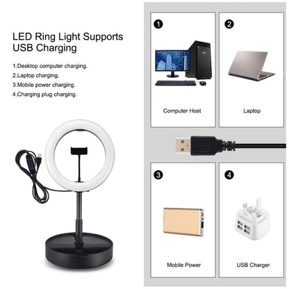 10.2 inch 26cm 3 Modes Dual Color Temperature Ring Light