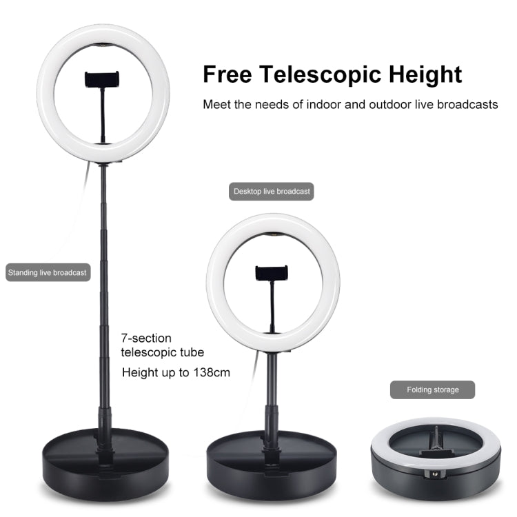 10.2 inch 26cm 3 Modes Dual Color Temperature Ring Light