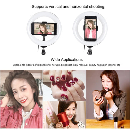 7.9 inch RGBW Ring Lights with Phone Clamp