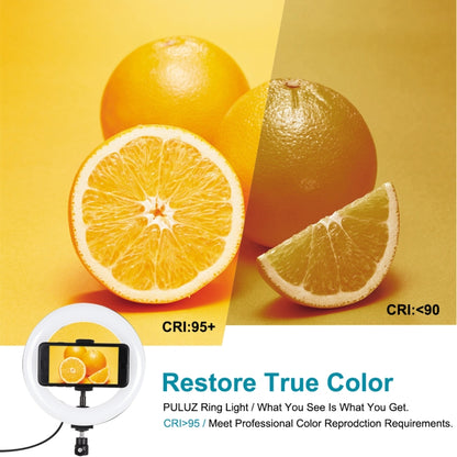 7.9 inch RGBW Ring Lights with Phone Clamp