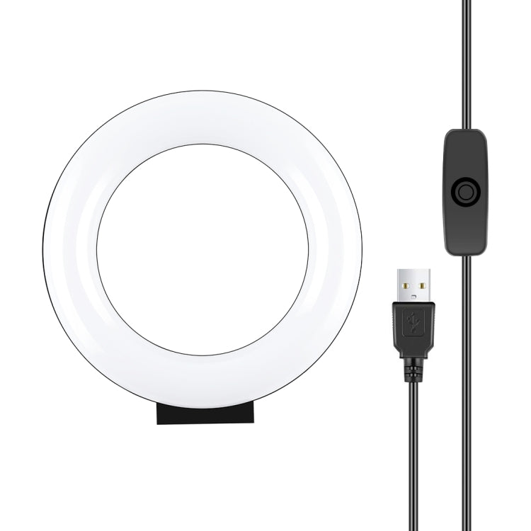 PULUZ 4.7 inch 12cm Curved Surface USB White Light LED Ring Selfie Beauty Vlogging Photography Vi...