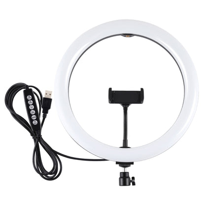 PULUZ 11.8 inch 30cm Curved Surface USB 10 Modes 8 Colors RGBW Dimmable LED Ring Vlogging Photogr...