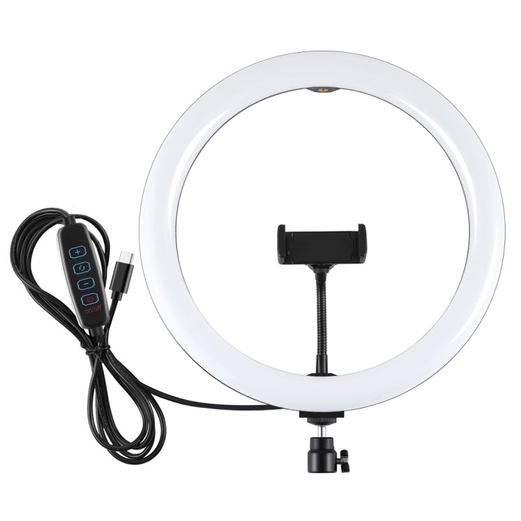 PULUZ PD20W 11.8 inch 30cm Type-C 3 Modes Dimmable Dual Color Temperature LED Curved Diffuse Ligh...