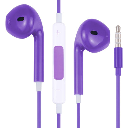 EarPods Wired Headphones Earbuds with Wired Control & Mic, White, Rose Gold, Purple, Red, Blue���...