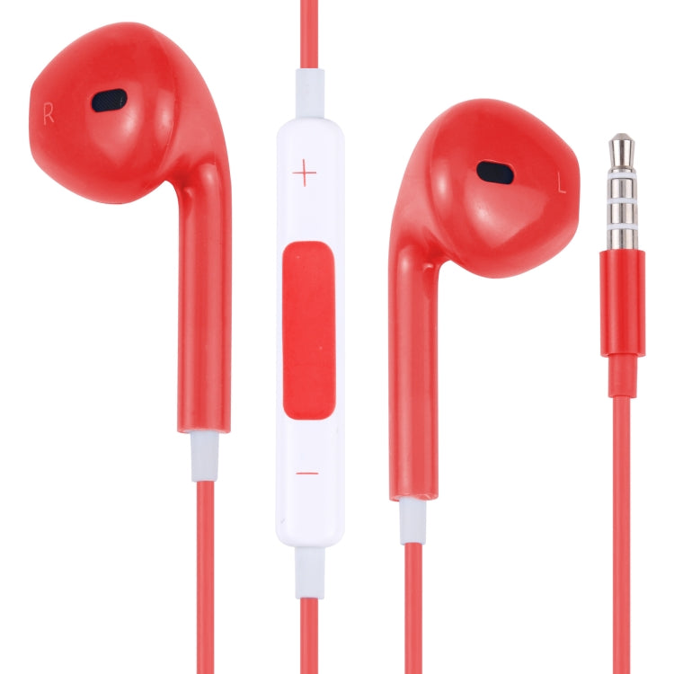 EarPods Wired Headphones Earbuds with Wired Control & Mic, White, Rose Gold, Purple, Red, Blue���...