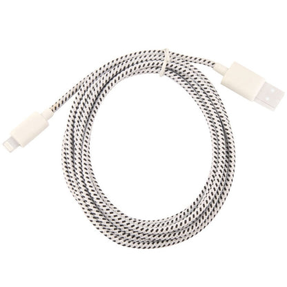 1m Nylon Netting USB Data Transfer Charging Cable For iPhone, iPad, Compatible with up to iOS 15.5