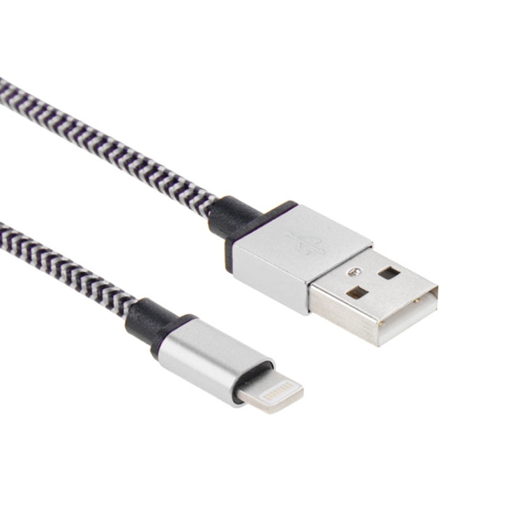 2m Woven Style 8 Pin to USB Sync Data / Charging Cable