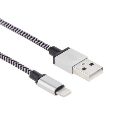 2m Woven Style 8 Pin to USB Sync Data / Charging Cable