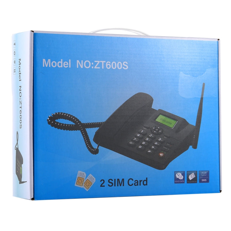 ZT600S  2.4 inch TFT Screen Fixed Wireless GSM Business Phone, Quad band: GSM 850/900/1800/1900Mh...