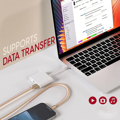 1m Woven Style Metal Head USB-C / Type-C 3.1 to USB 2.0 Data Sync Charge Cable