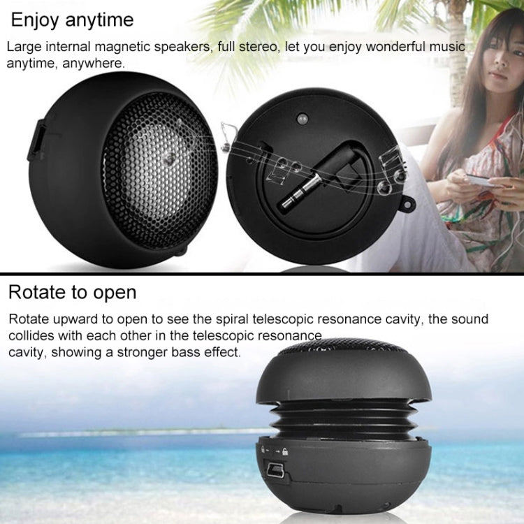 Small Hamburger Mini Portable Stereo Speaker for iPod, MP3, MP4, MP5, Mobile Phone, Laptop ������...
