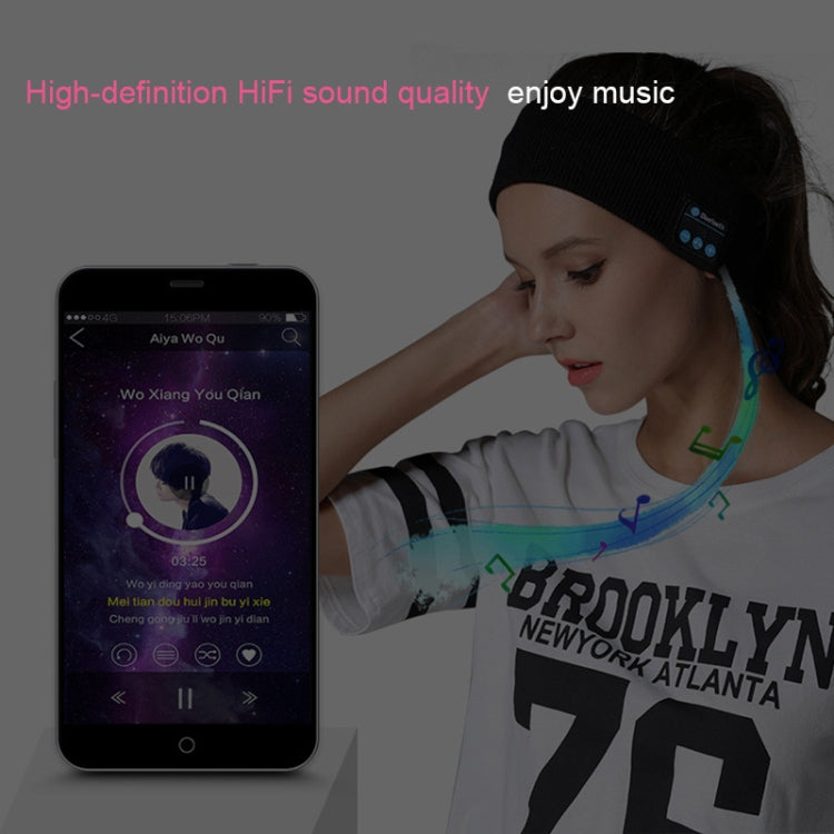 My-Call Bluetooth V5.0 Headsfree Sport Headband Music Headwear for iPhone 6 & 6s / iPhone 5 & 5S ...