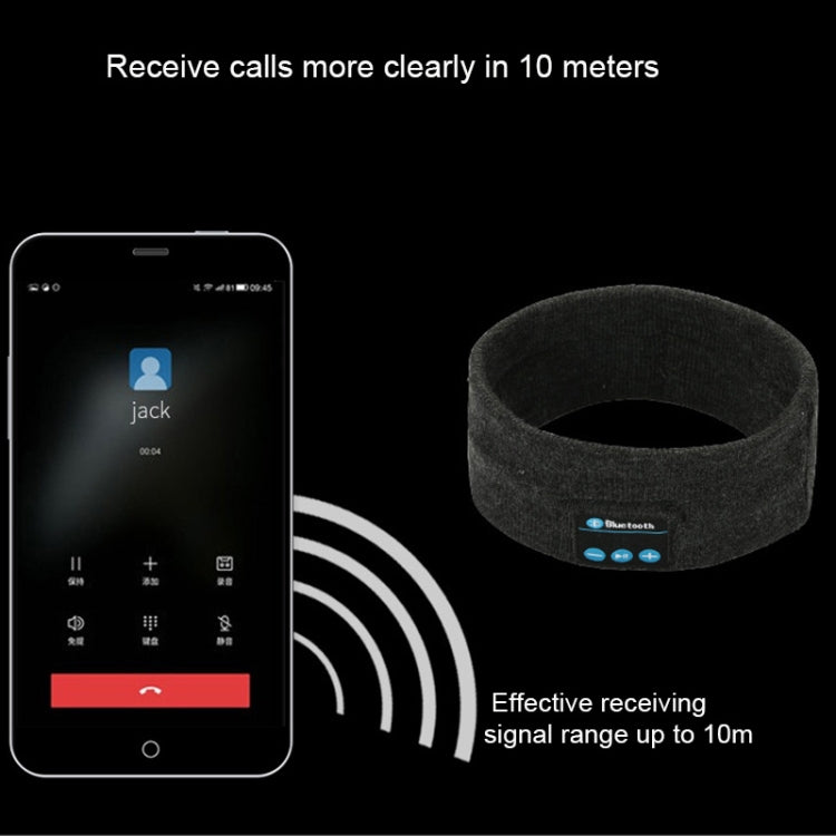 My-Call Bluetooth V5.0 Headsfree Sport Headband Music Headwear for iPhone 6 & 6s / iPhone 5 & 5S ...