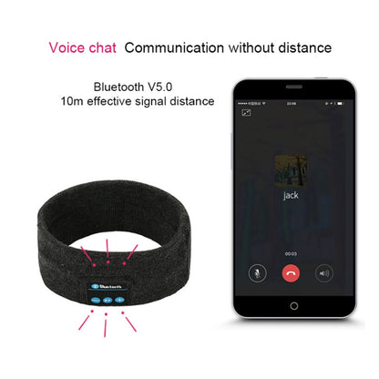 My-Call Bluetooth V5.0 Headsfree Sport Headband Music Headwear for iPhone 6 & 6s / iPhone 5 & 5S ...