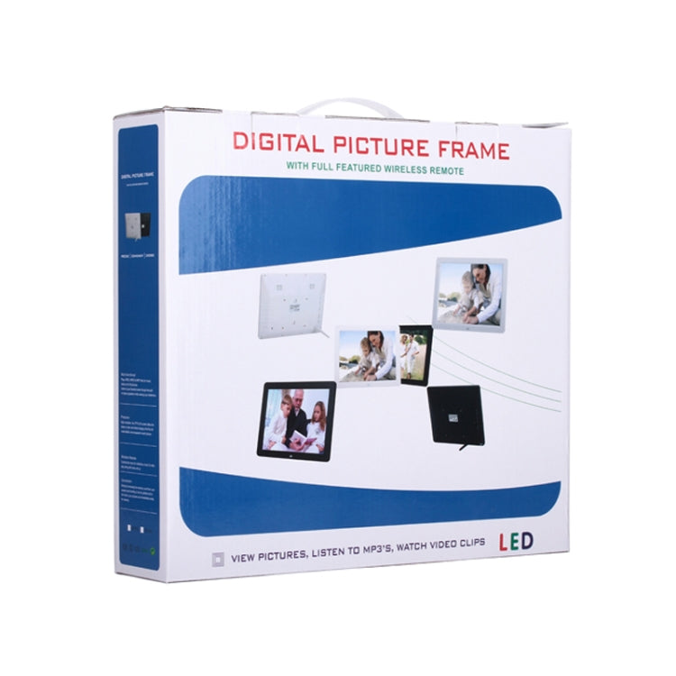 12.0 Inch LED Display Multi-media Digital Photo Frame with Holder / Music & Movie Player / Remote...