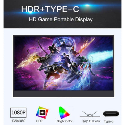 15.6 inch 1080P LED Portable Display Support HDR, 15.6 inch 1080P