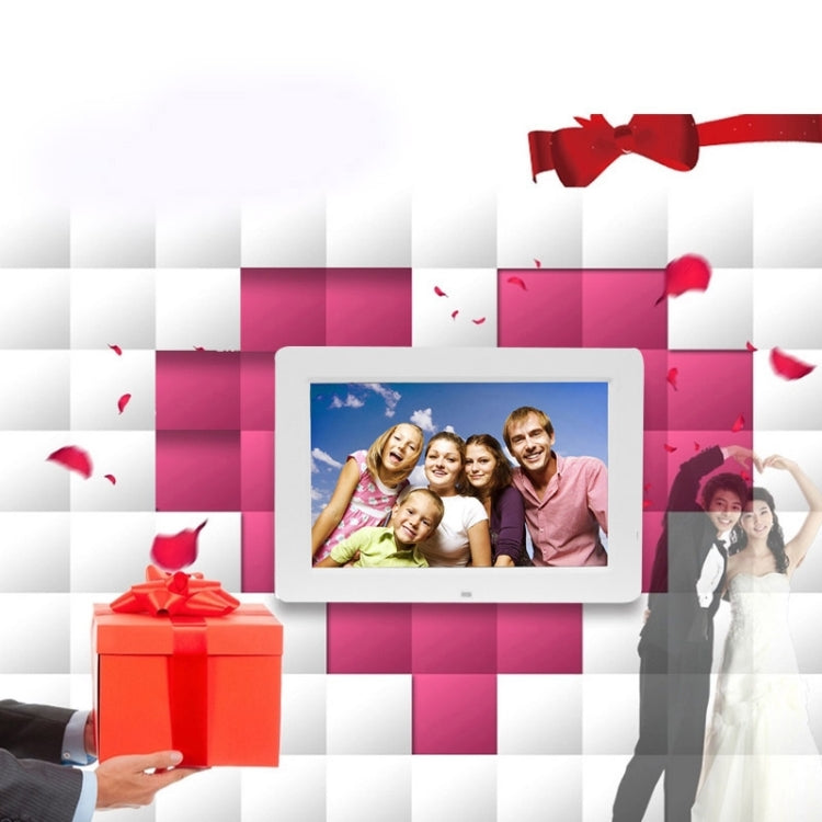 13 inch 1024 x 768 / 16：9 LED Widescreen Suspensibility Digital Photo Frame with Holder & Remote ...