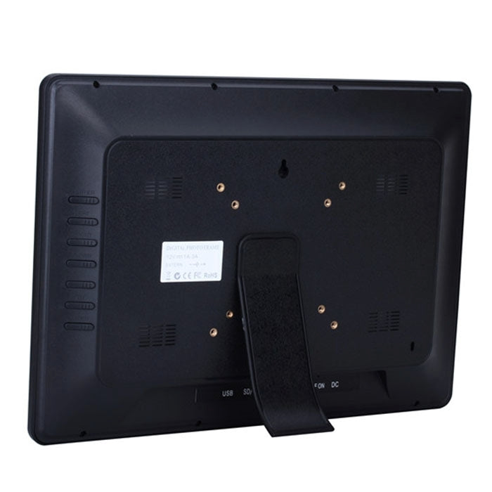 14 inch LED Display Multi-media Digital Photo Frame with Holder & Music & Movie Player, Support U...
