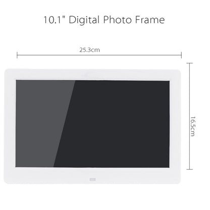 10.1 inch HD Wide Screen Digital Photo Frame with Holder & Remote Control, Allwinner E200, Alarm ...