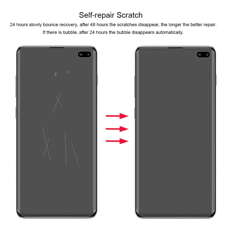 ENKAY Hat-Prince 0.1mm 3D Full Screen Protector Explosion-proof Hydrogel Film for Galaxy S10+, TP...