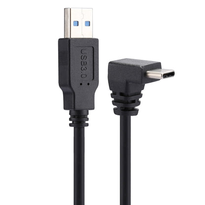 1m USB-C / Type-C Male Elbow to USB 3.0 Male Data Charge Extension Cable, 1m
