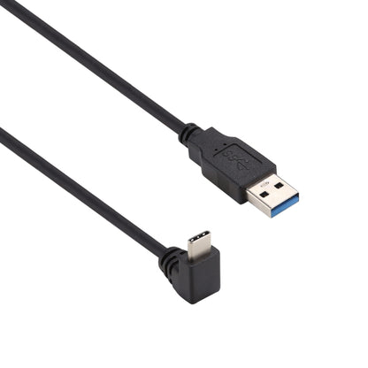 1m USB-C / Type-C Male Elbow to USB 3.0 Male Data Charge Extension Cable, 1m
