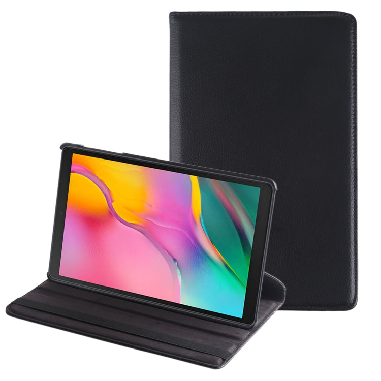 Litchi Texture Horizontal Flip 360 Degrees Rotation Leather Case for Galaxy Tab A 10.1 (2019) T51...