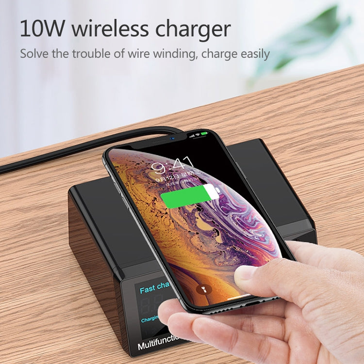 X9 9 in 1 QC 3.0 USB Interface + 6 USB Ports + PD 65W Ports + QI Wireless Fast Charging Multi-fun...