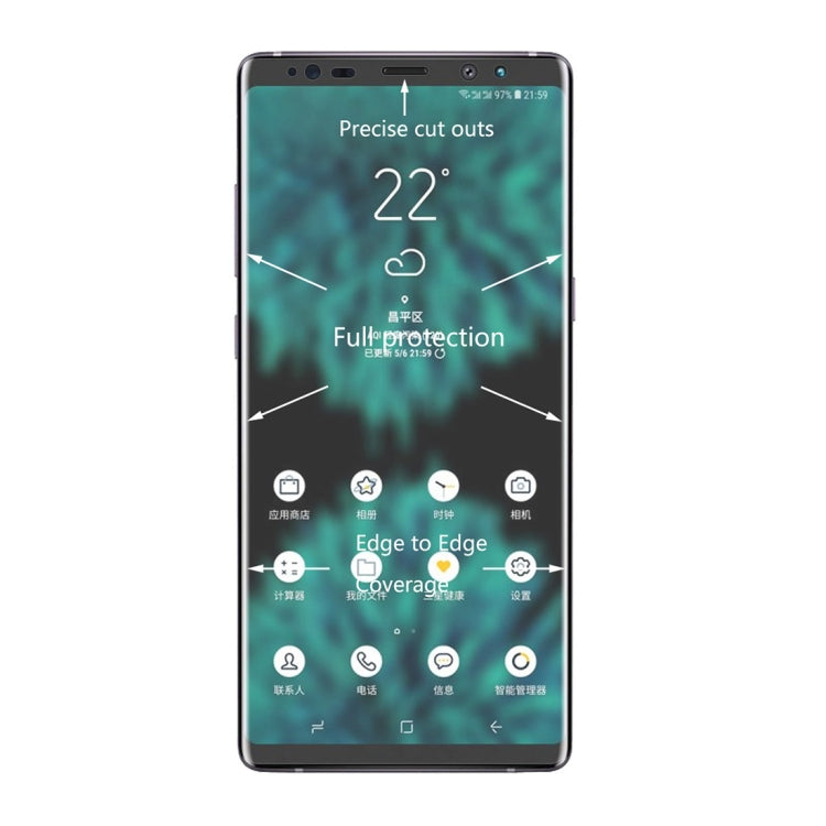 ENKAY Hat-Prince PET Full Screen 3D Curved Heat Bending HD Screen Protector for Galaxy Note 9����...
