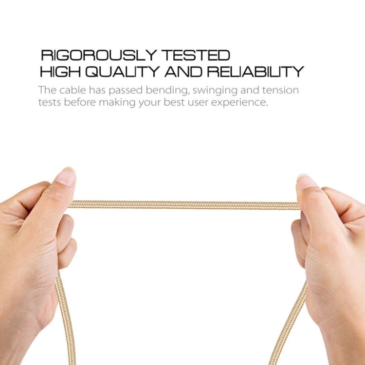 Knit Texture USB to USB-C / Type-C Data Sync Charging Cable, Cable Length: 50cm